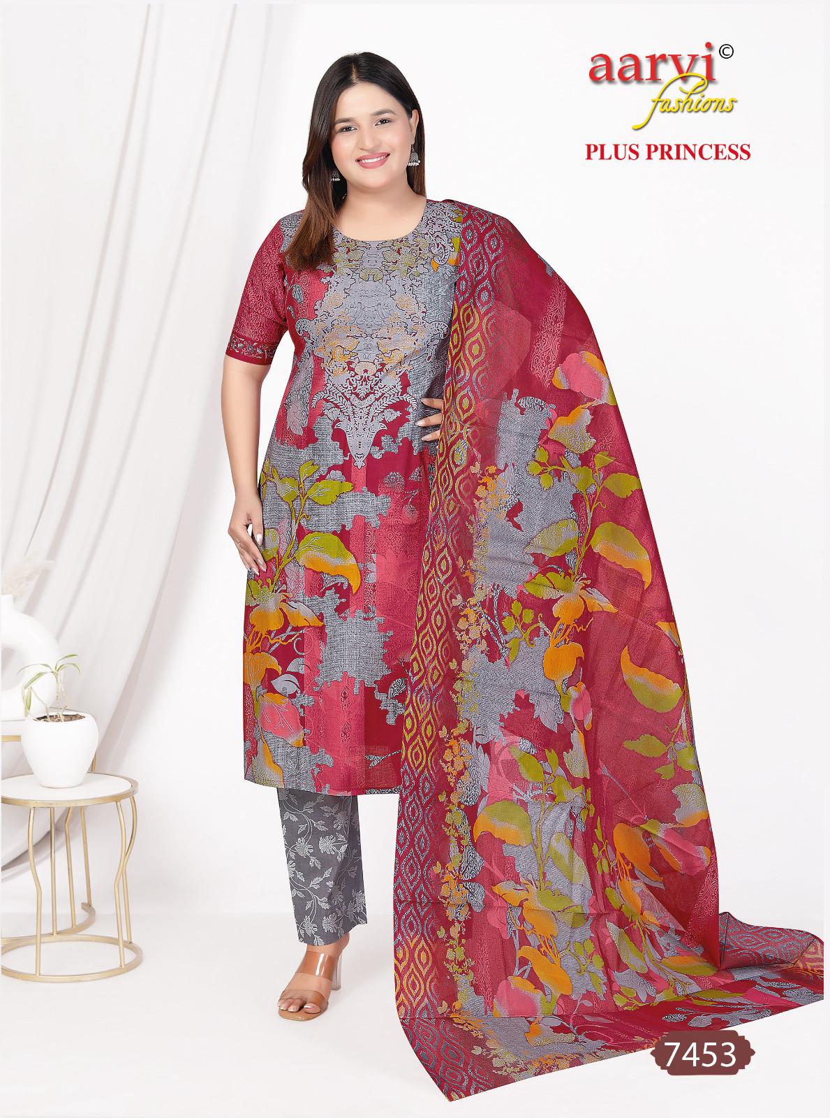 Plus Princess Vol 4 By Aarvi Printed Cotton Readymade Dress Exporters In India